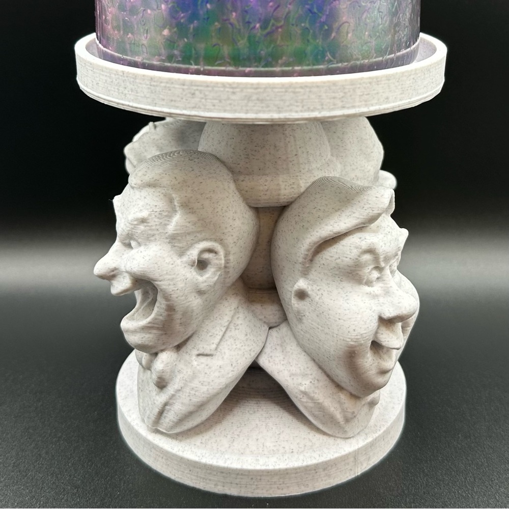 Disney Haunted Mansion Singing Busts 3 Wick Candle Holder - Picture 3 of 14